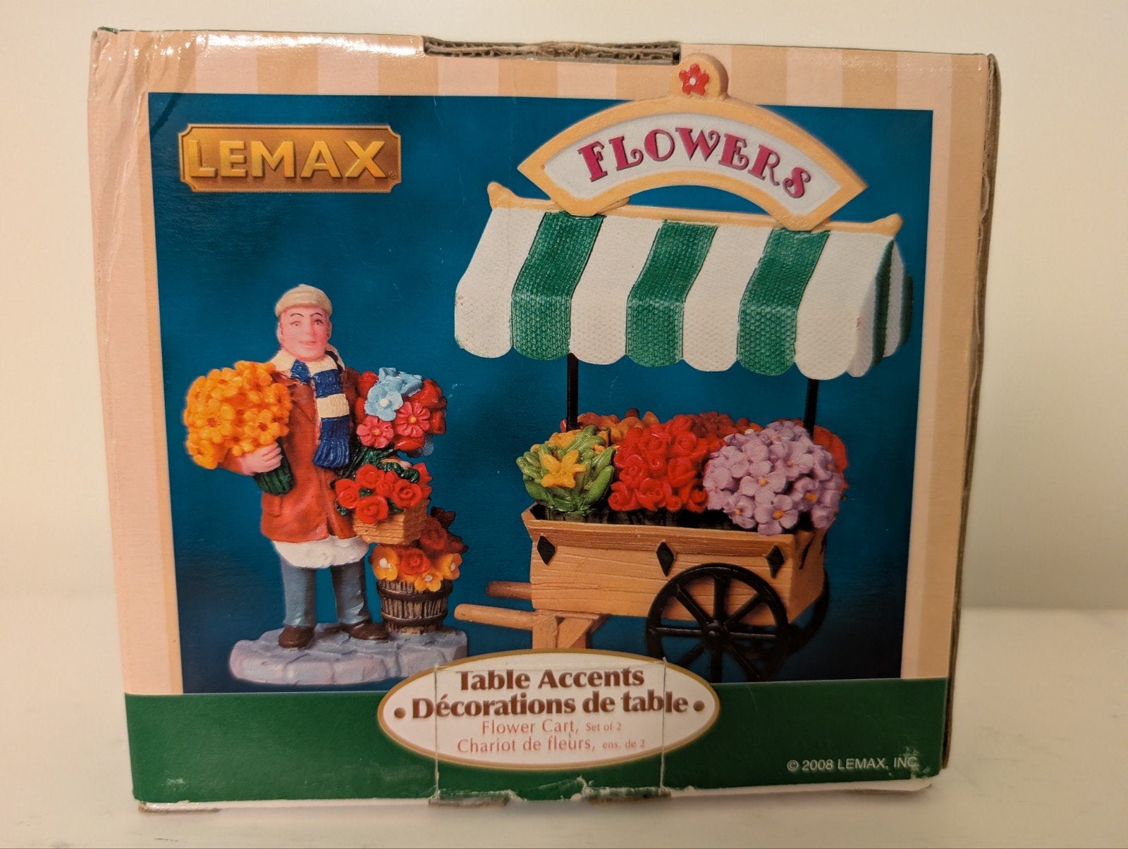 LEMAX flower Cart 2008 bloemenkraam + verkoper nr 83694, Ophalen of Verzenden, Nieuw