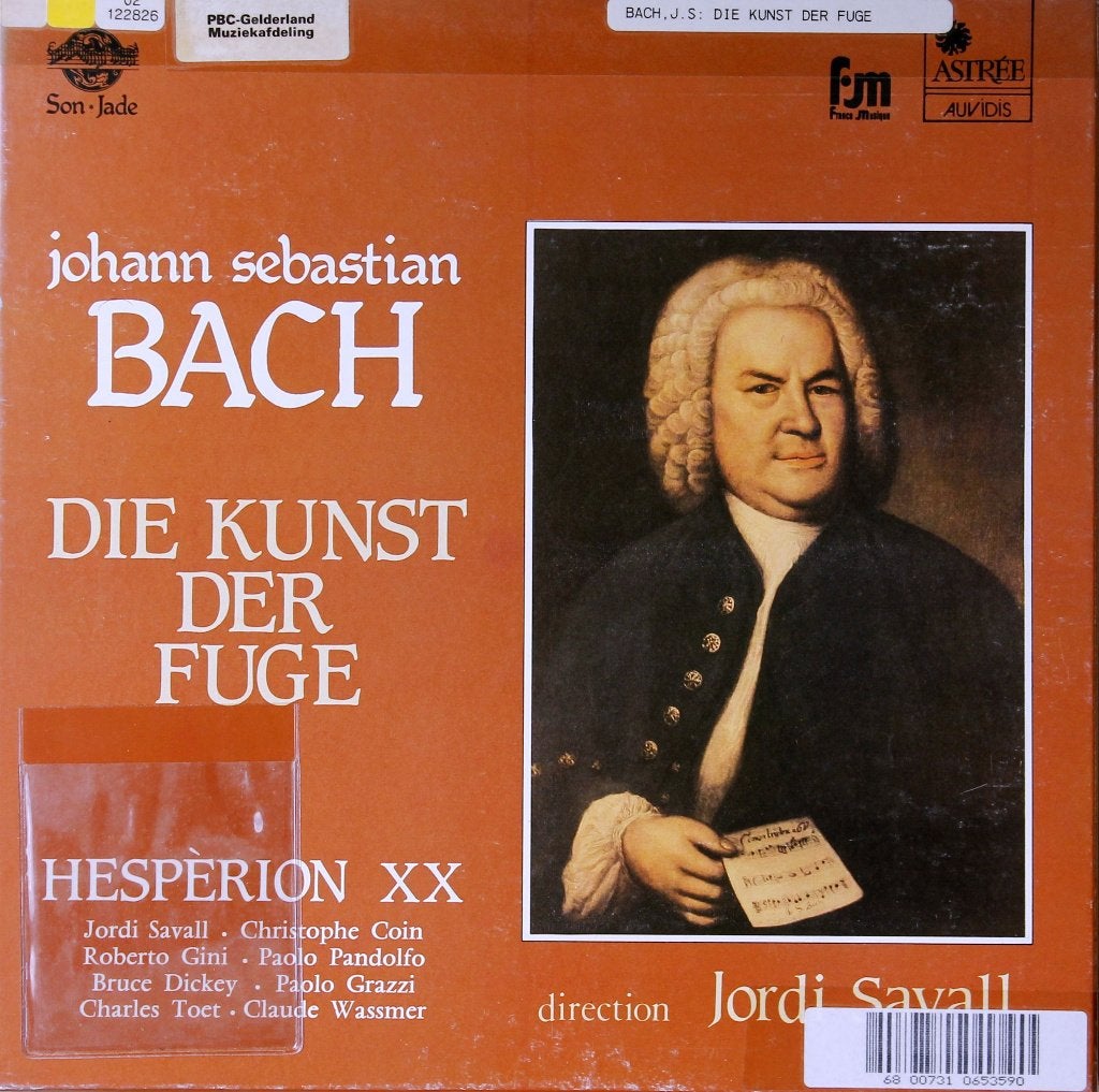 2 lp's - Bach - Die Kunst der Fuge - Hespèrion XX, Boxset, Ophalen of Verzenden, 12 inch, Inclusief boekje