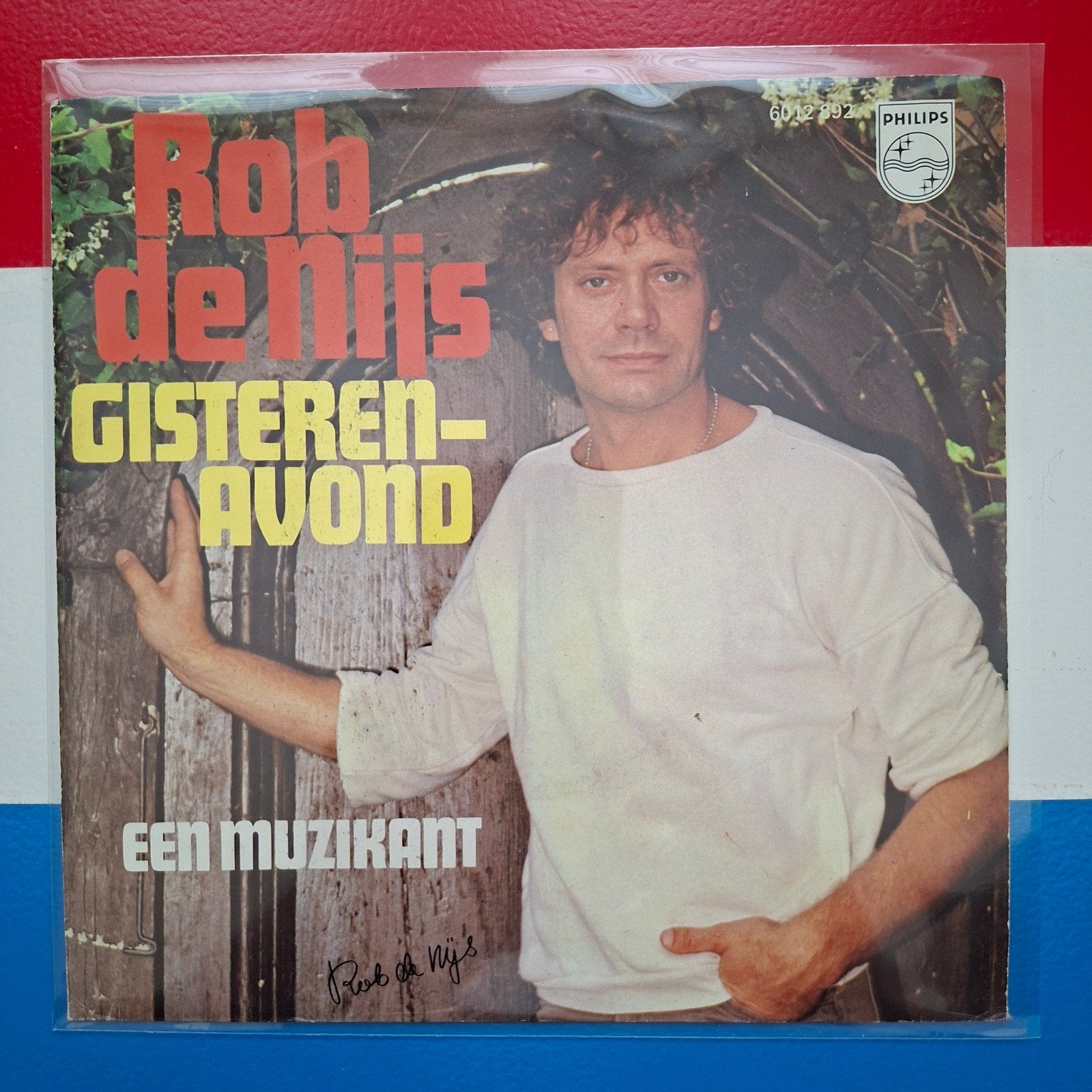 Rob de Nijs Gisteravond single.                      Star45, Cd's en Dvd's, Vinyl Singles, Gebruikt, 7 inch, Single, Ophalen of Verzenden