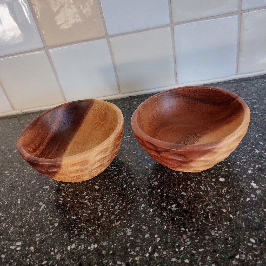 Kinta houten kommetjes - schaaltjes, Ophalen of Verzenden, Hout, Overige stijlen, Kom(men)