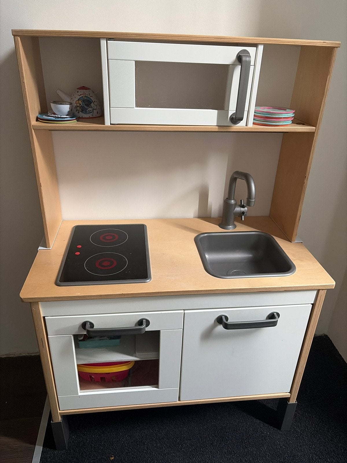 IKEA Speelkeuken met werkende kookplaat en toebehoren, Ophalen, Gebruikt, Jongen of Meisje