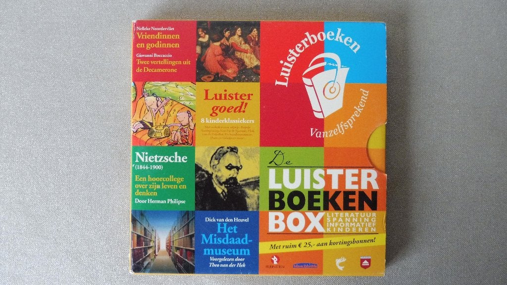 Luisterboekenbox, Ophalen, Cd, Diverse auteurs, Volwassene