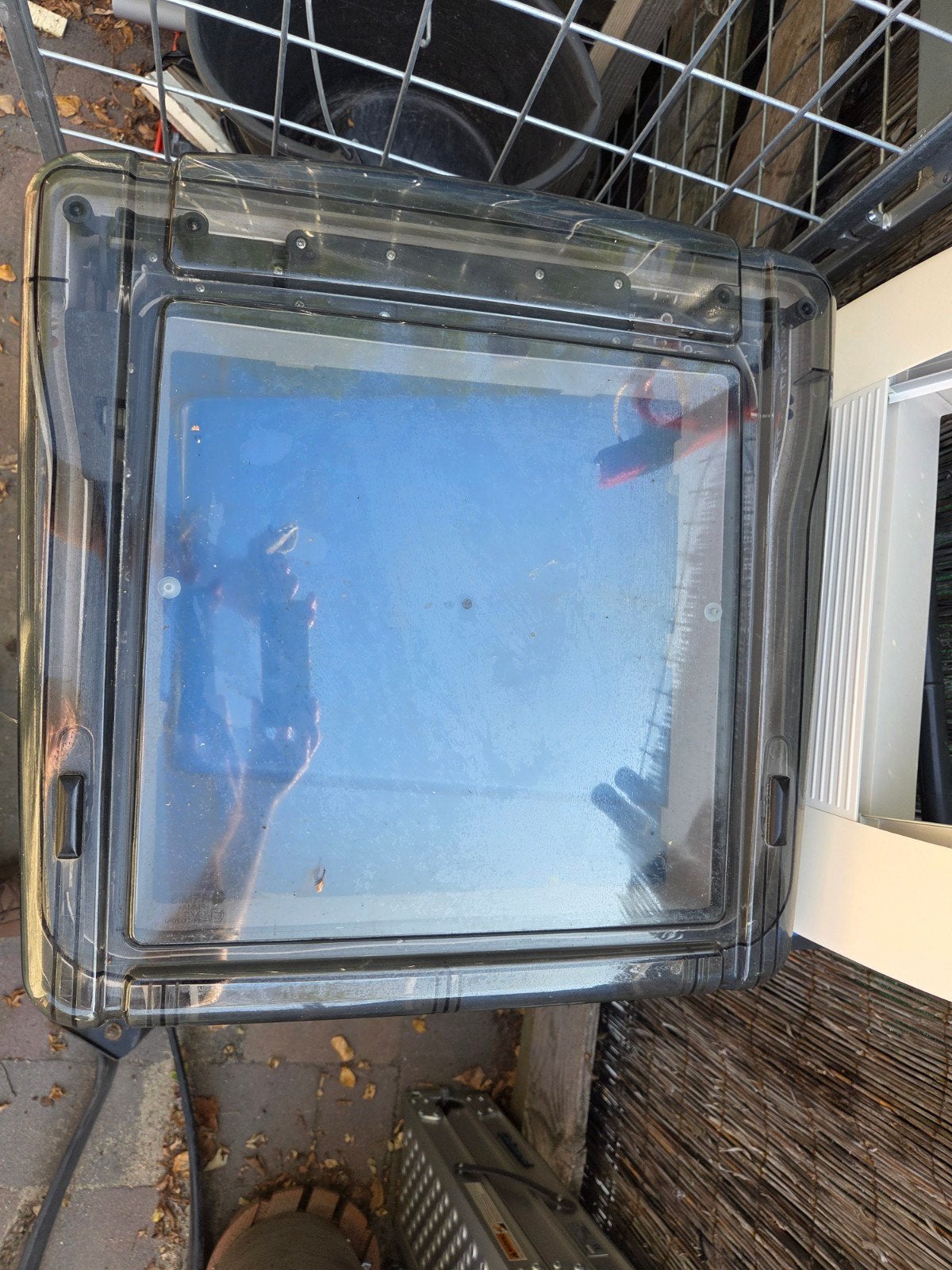 REMIS Remitop Vario II 40x40 dakluik met hor en plissé, Caravans en Kamperen, Ophalen of Verzenden
