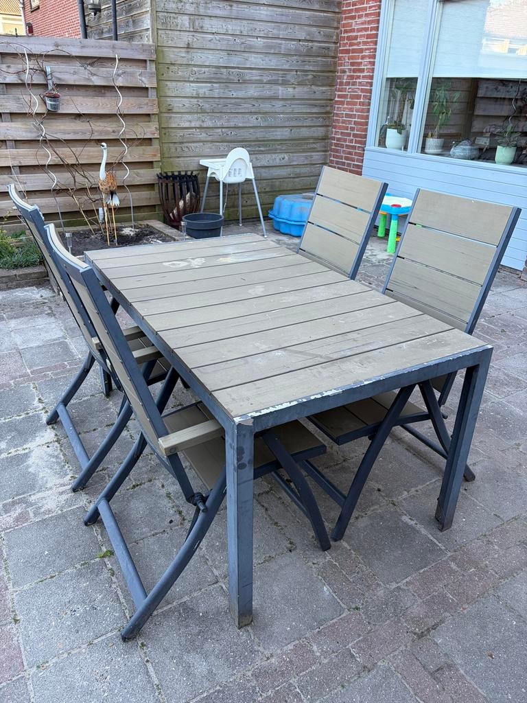 Tuinset 4 persoons., Ophalen, Zo goed als nieuw
