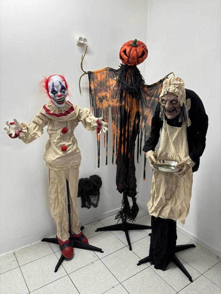 Set halloween animatronics, Hobby en Vrije tijd, Feestartikelen, Ophalen of Verzenden, Zo goed als nieuw, Halloween of Griezel