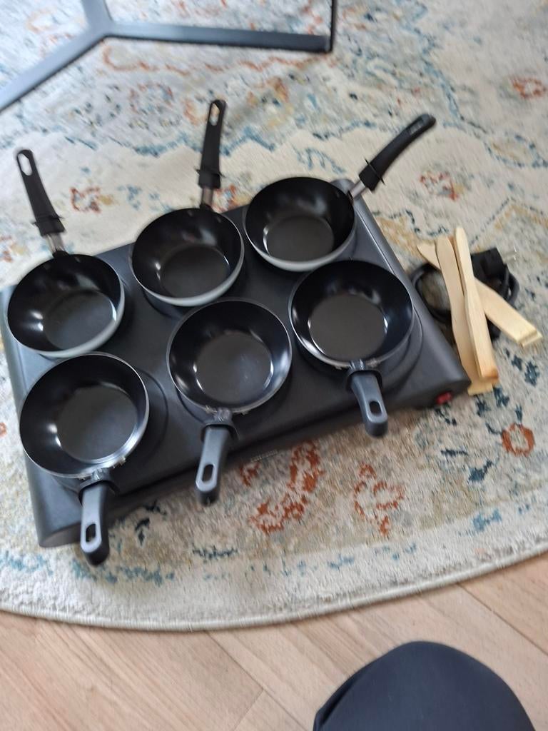 Tristar Wokbrander / Wokset met 6 pannetjes, Ophalen of Verzenden, Zo goed als nieuw