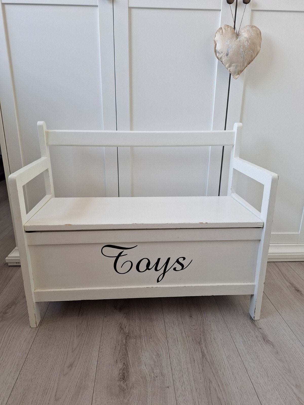 Leuk opberg bankje, Kinderen en Baby's, Kinderkamer | Overige Meubels, Ophalen, Gebruikt, Overige typen