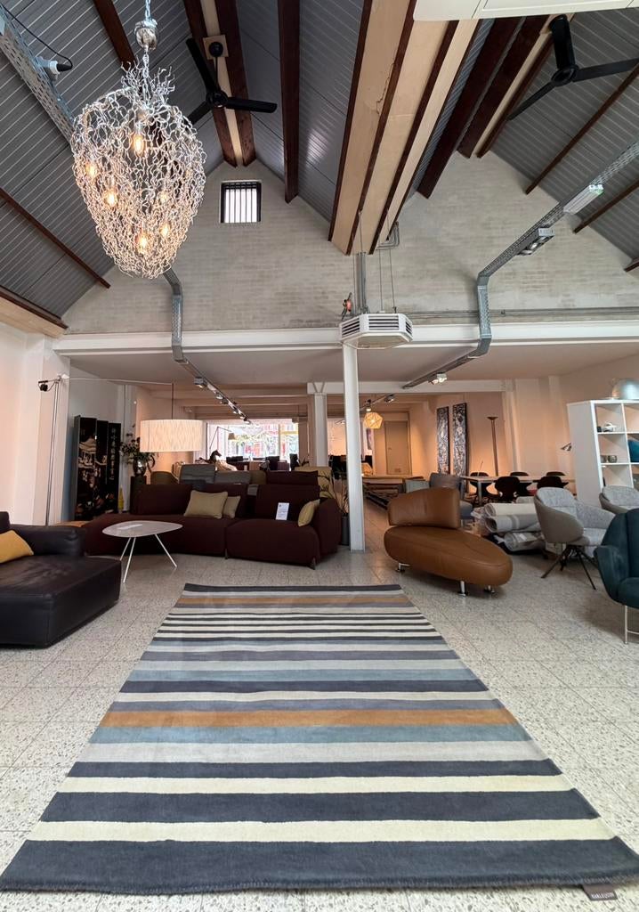 Brink en Campman Harlequin Rosita tapijt 200 x 280, Ophalen, Beige, 200 cm of meer, Zo goed als nieuw