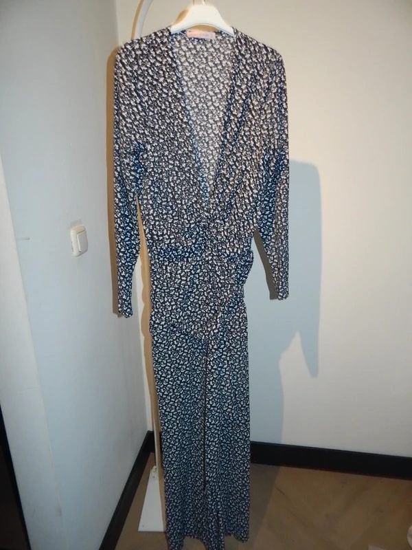 Studio Anneloes travel jumpsuit draai in de stof zwart wit, Studio Anneloes, Zo goed als nieuw, Maat 36 (S), Meerkleurig