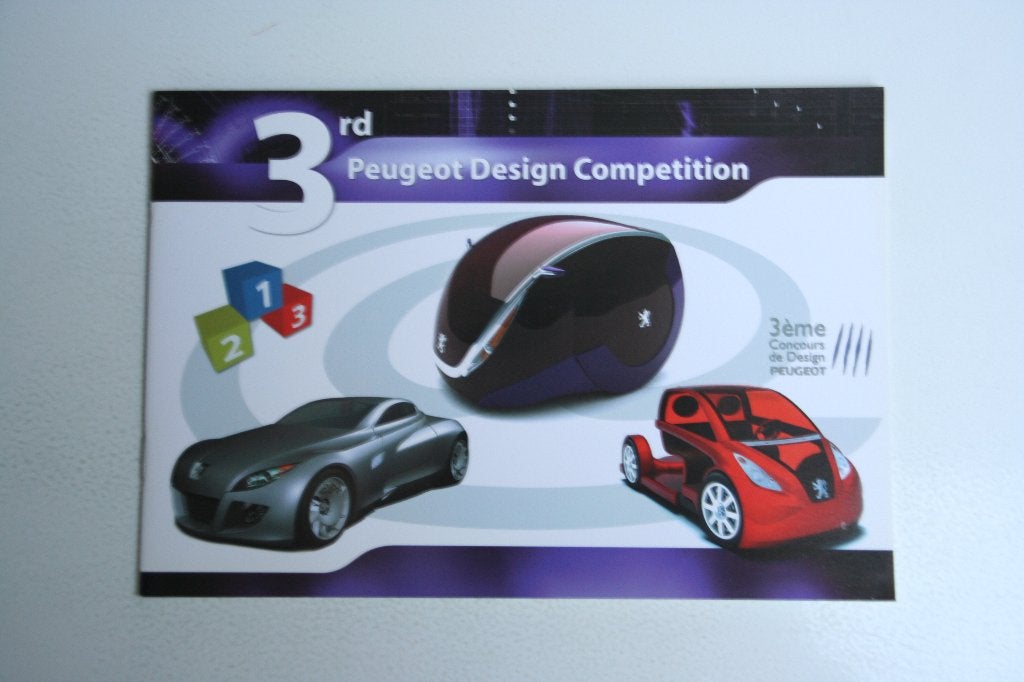 Folder Peugeot 3rd Design Competition (03-2005) (90), Ophalen of Verzenden, Nieuw, Peugeot