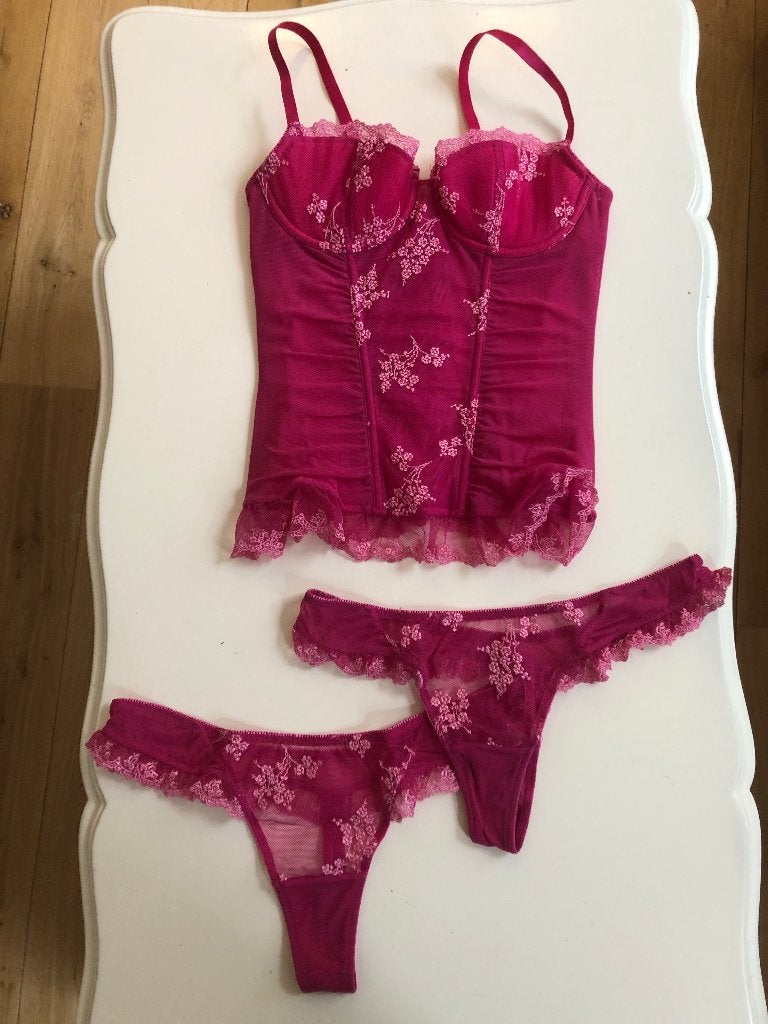 Bustier H&M fuchsia roze 80A / S, H&M, Ophalen of Verzenden, Roze, Body of Korset
