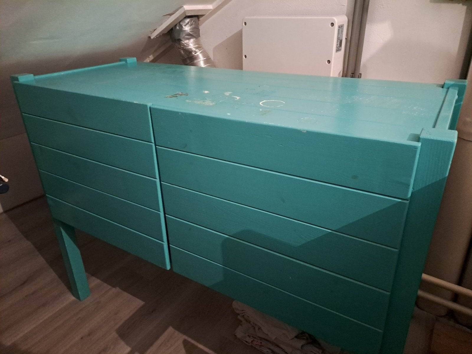 Commode kast met bijhorende kapstok, Kinderen en Baby's, Ophalen, Gebruikt, 50 tot 70 cm, 100 cm of meer