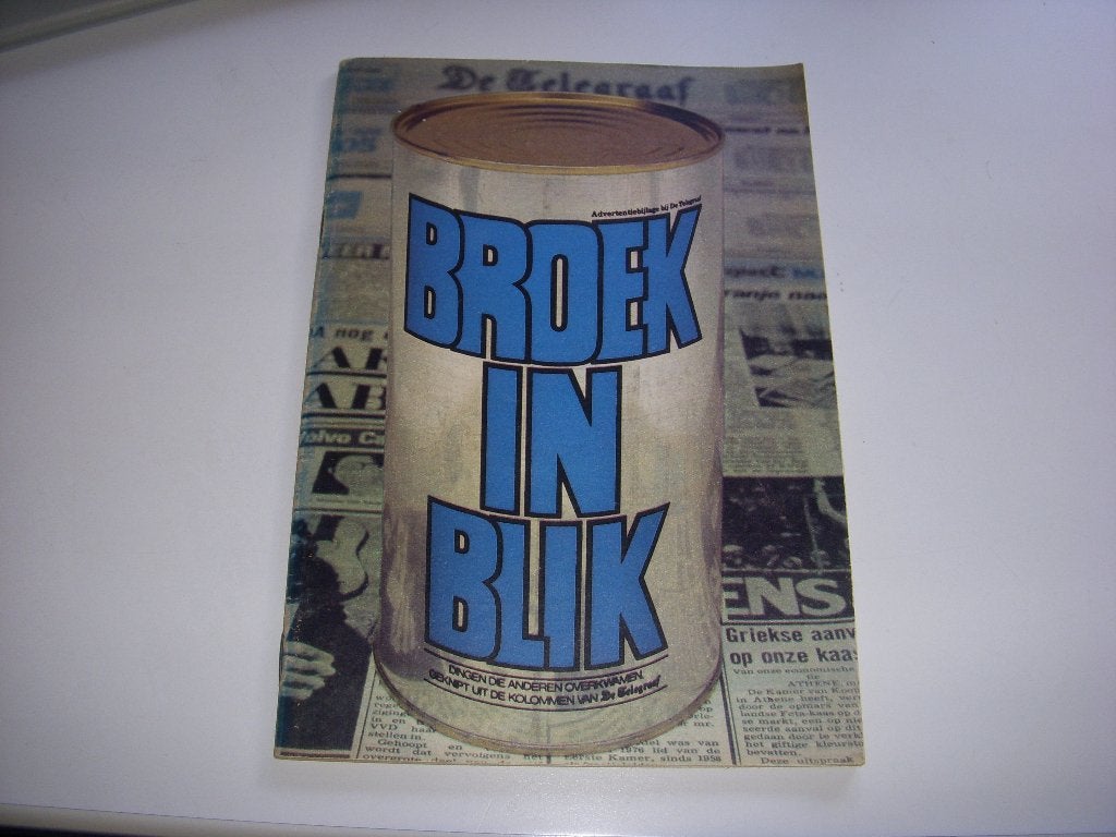 Tijdschrift ' Broek in Blik ' De Telegraaf 1980, Ophalen of Verzenden, Gelezen, Glossy