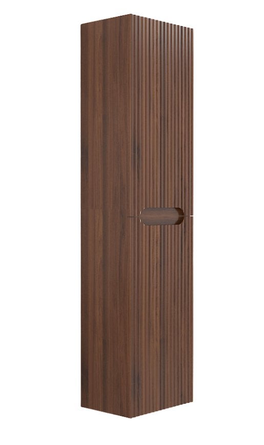 NIEUW! Kolomkast, walnoot, houtlook, geribbeld, Grona 140, Huis en Inrichting, Woonaccessoires | Overige, Ophalen of Verzenden