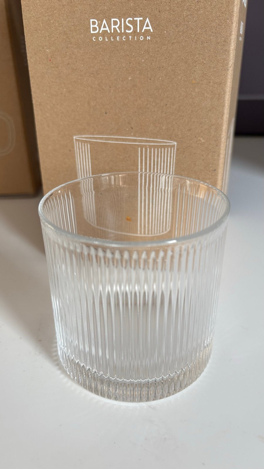 Nespresso Barista Mixologist Koffie Glazen - Smal (2 stuks), Nieuw, Ophalen of Verzenden, Overige merken, Glas