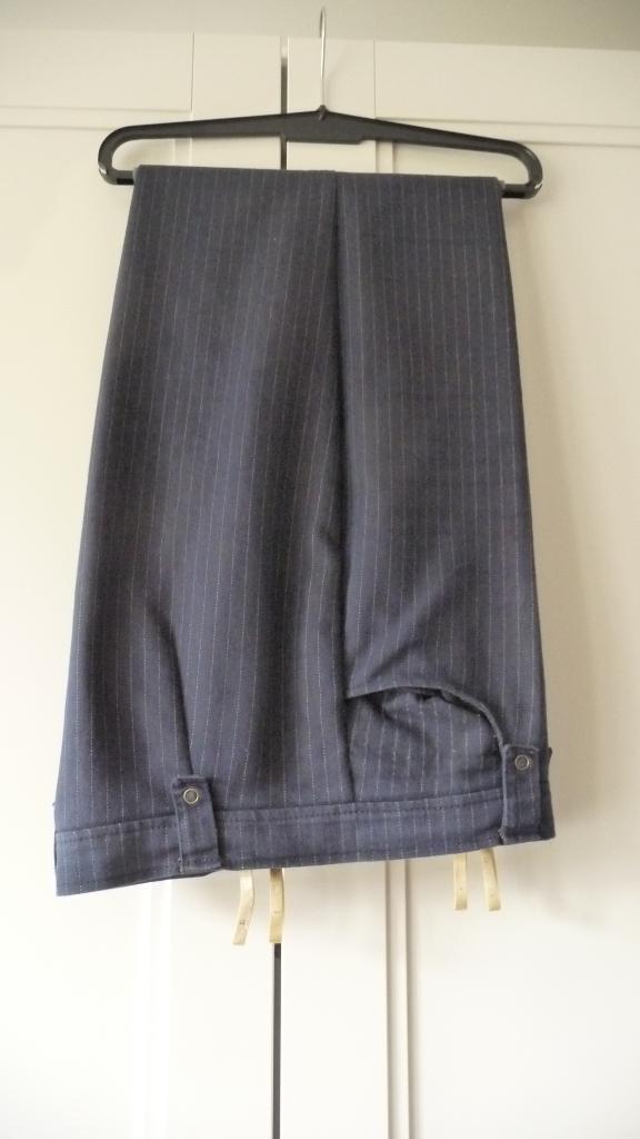 Broek blauwe streep - 42, Blauw, Maat 42/44 (L), Ophalen of Verzenden, Zo goed als nieuw