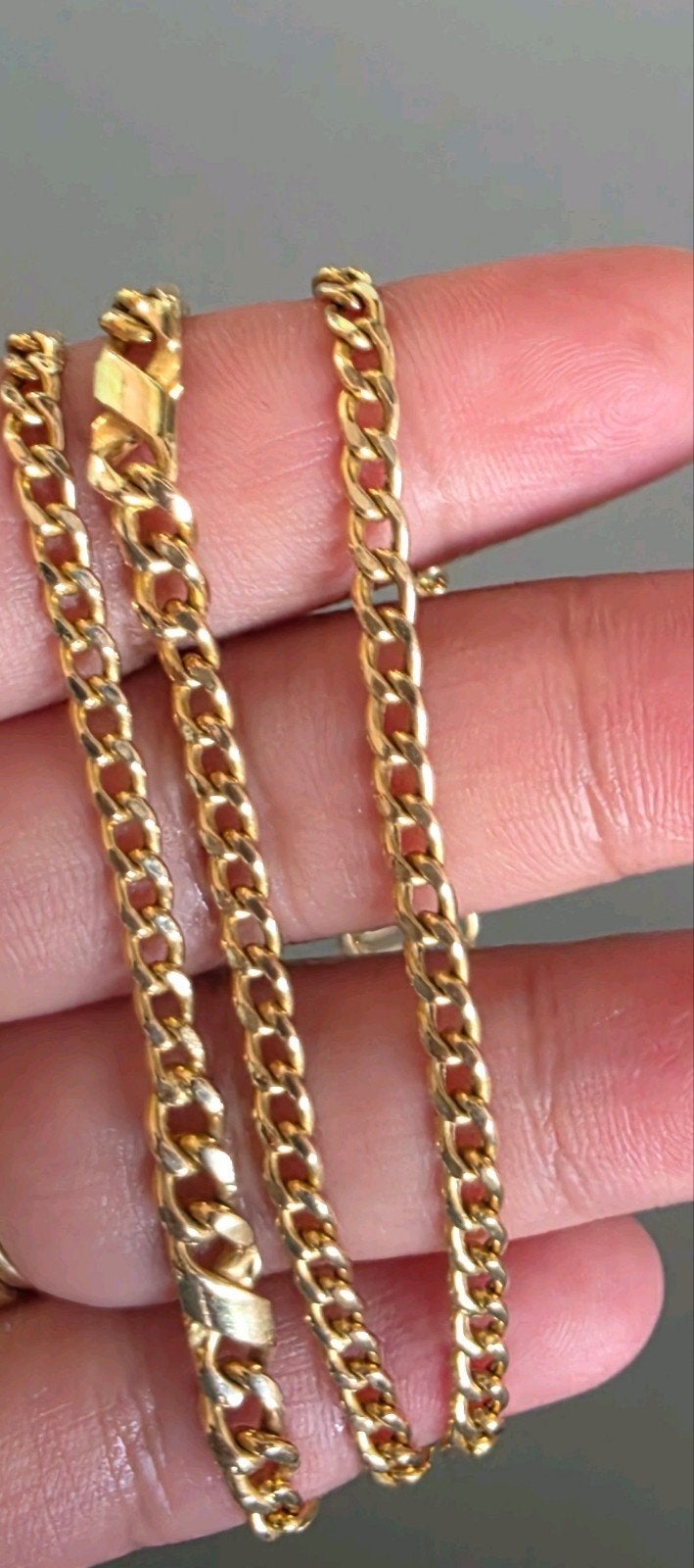 gouden ketting 14k 585, Sieraden, Tassen en Uiterlijk, Kettingen, Ophalen, Zo goed als nieuw, Goud, Goud