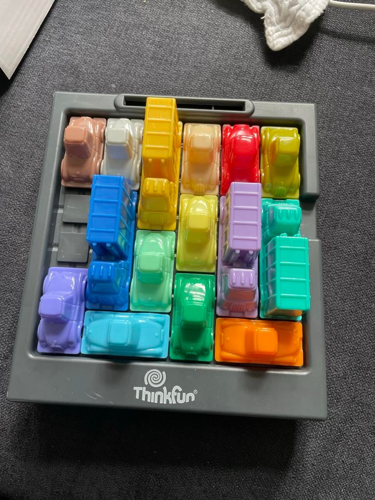 Rush Hour Thinkfun Logica Puzzelspel, Een of twee spelers, Ophalen of Verzenden, Zo goed als nieuw