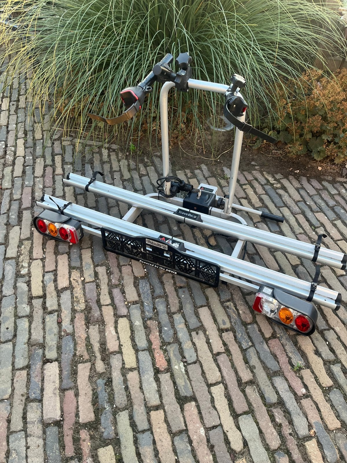 Travel&Co Trekhaak Fietsendrager voor 2 Fietsen, Ophalen, Gebruikt, 2 fietsen, Trekhaakdrager