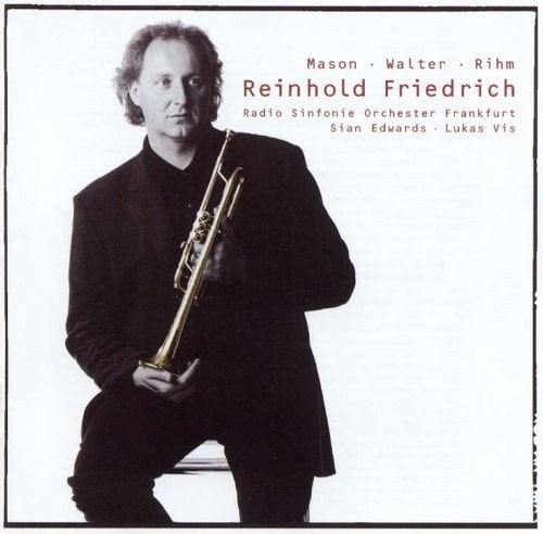 CD Mason/Walter/Rihm : Reinhold Friedrich : trompet, Zo goed als nieuw, Instrumentaal, Album, Trompet
