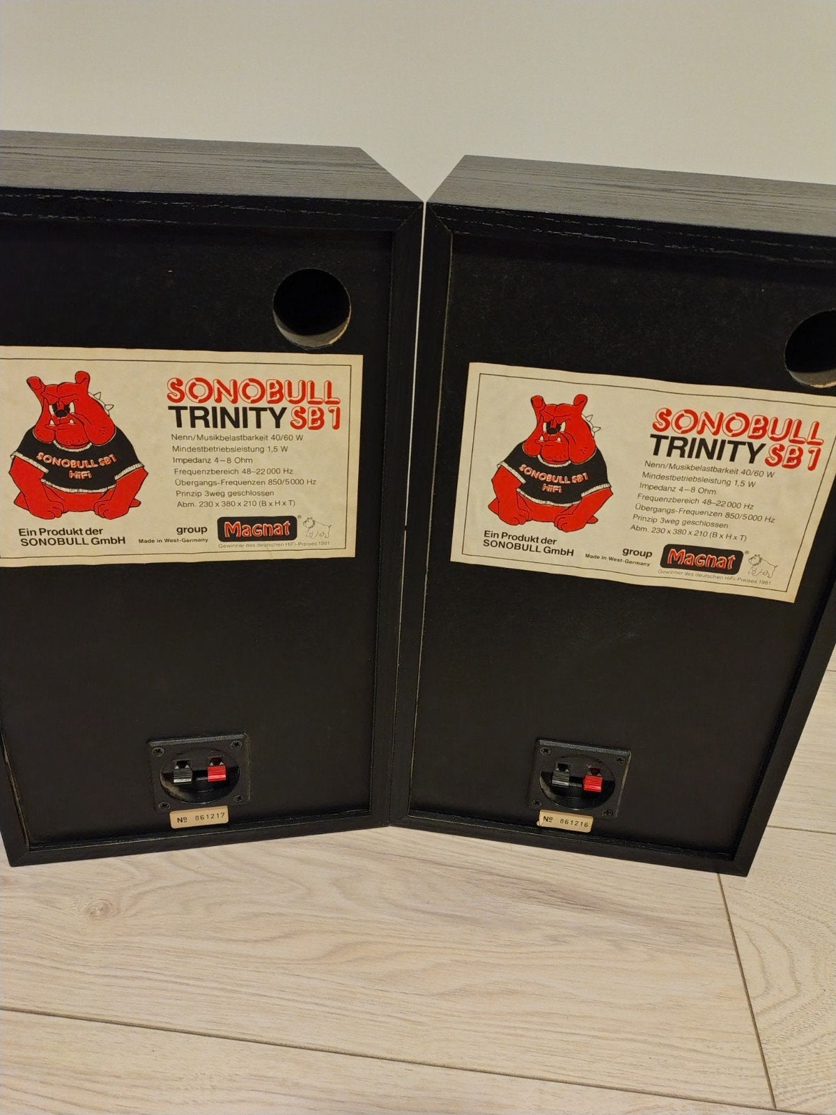 Sonobull Trinity SB1 Hifi Speakers - Magnat, Gebruikt, Magnat, Ophalen of Verzenden, Minder dan 60 watt