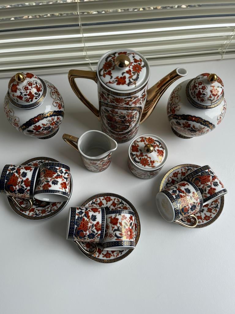 Prachtig Gold Kabuki servies - Compleet theeservies, Ophalen