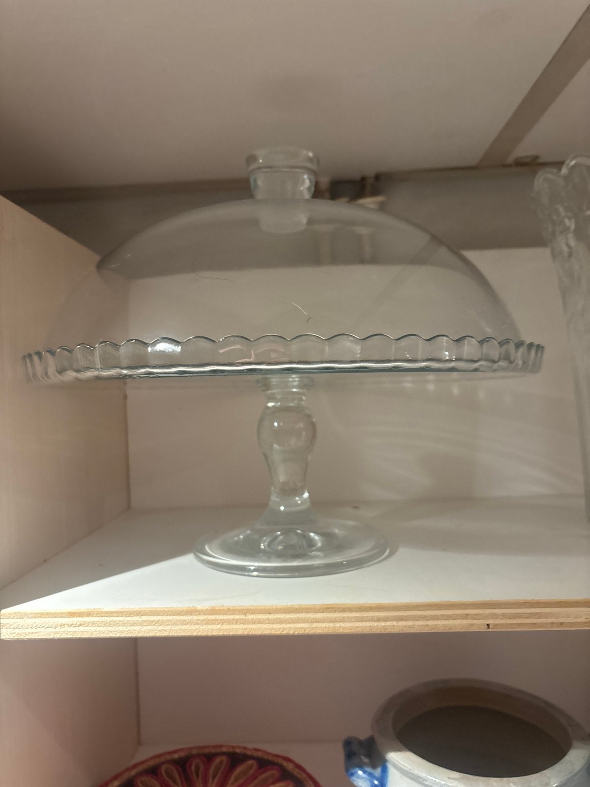 Glazen Taartplateau met Stolp - Elegant en Praktisch, Ophalen