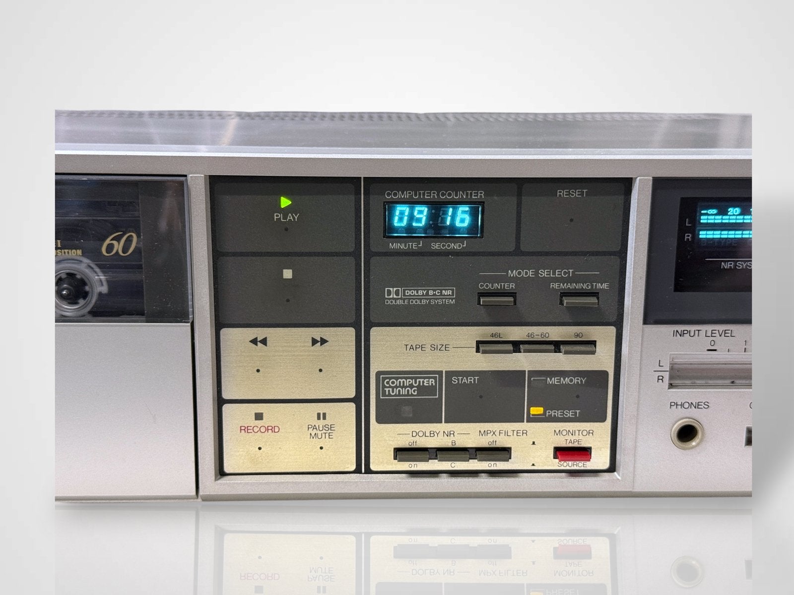 Denon DR-M3 Cassettedeck - High-end Vintage Direct Drive, Denon, Enkel, Ophalen of Verzenden, Denon