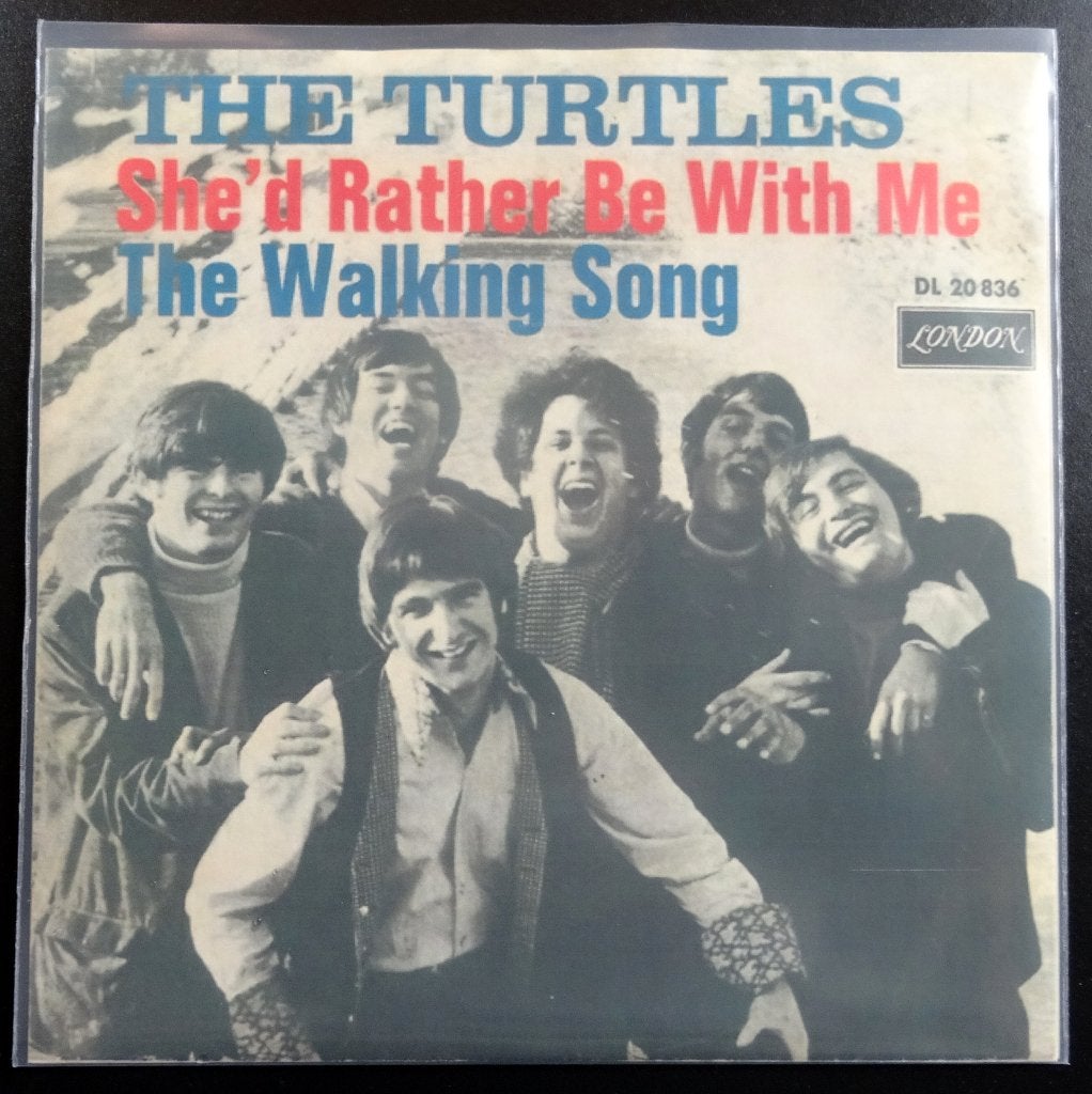 Vinyl single The Turtles - She'd rather be with me € 3,00, Gebruikt, 7 inch, Pop, Beschermende buitenhoes