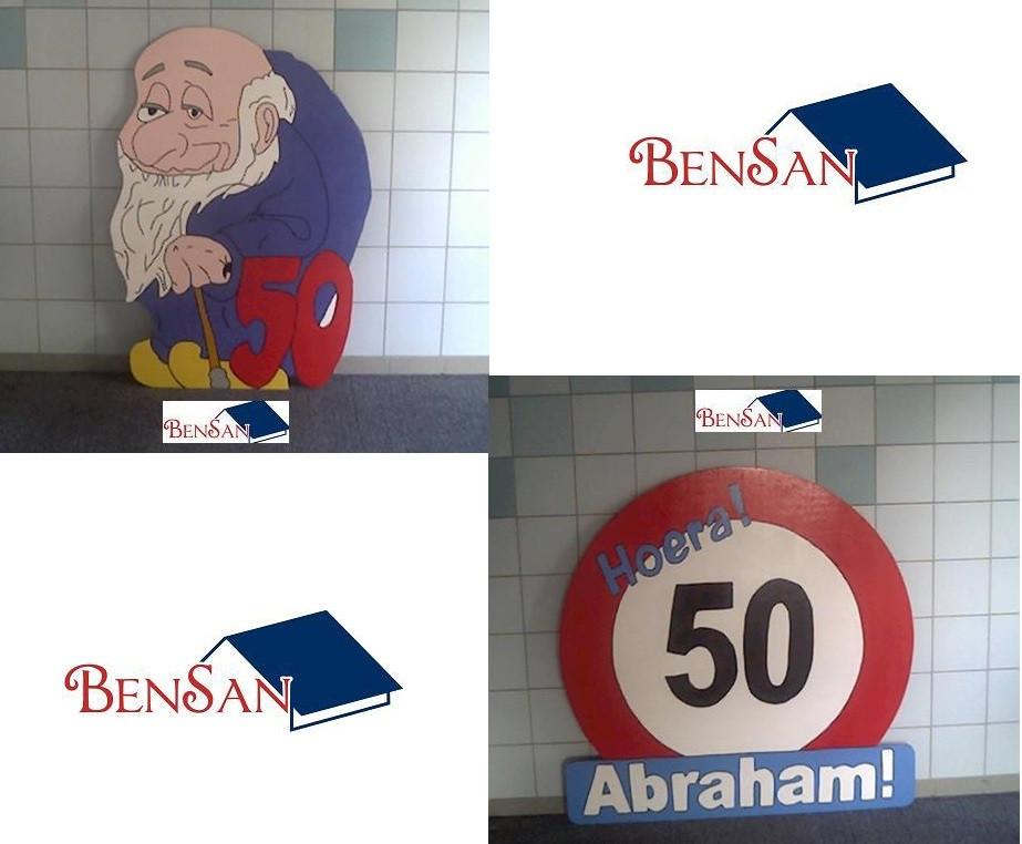 abraham houten borden huren huur blikvanger bensan enter, Hobby en Vrije tijd, Ophalen, Zo goed als nieuw, Abraham of Sarah