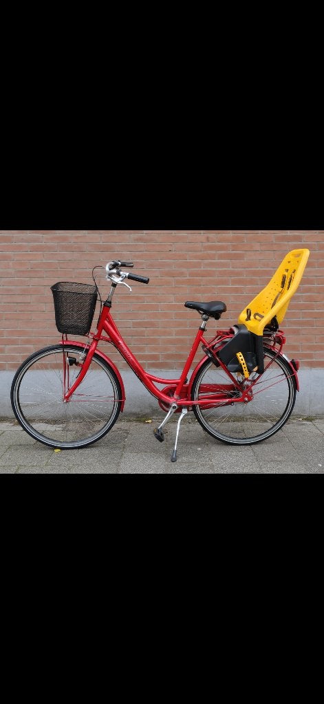 Gestolen rode damesfiets –  (Haarlem), Fietsen en Brommers, 47 tot 50 cm, Ophalen of Verzenden, Zo goed als nieuw, Overige merken