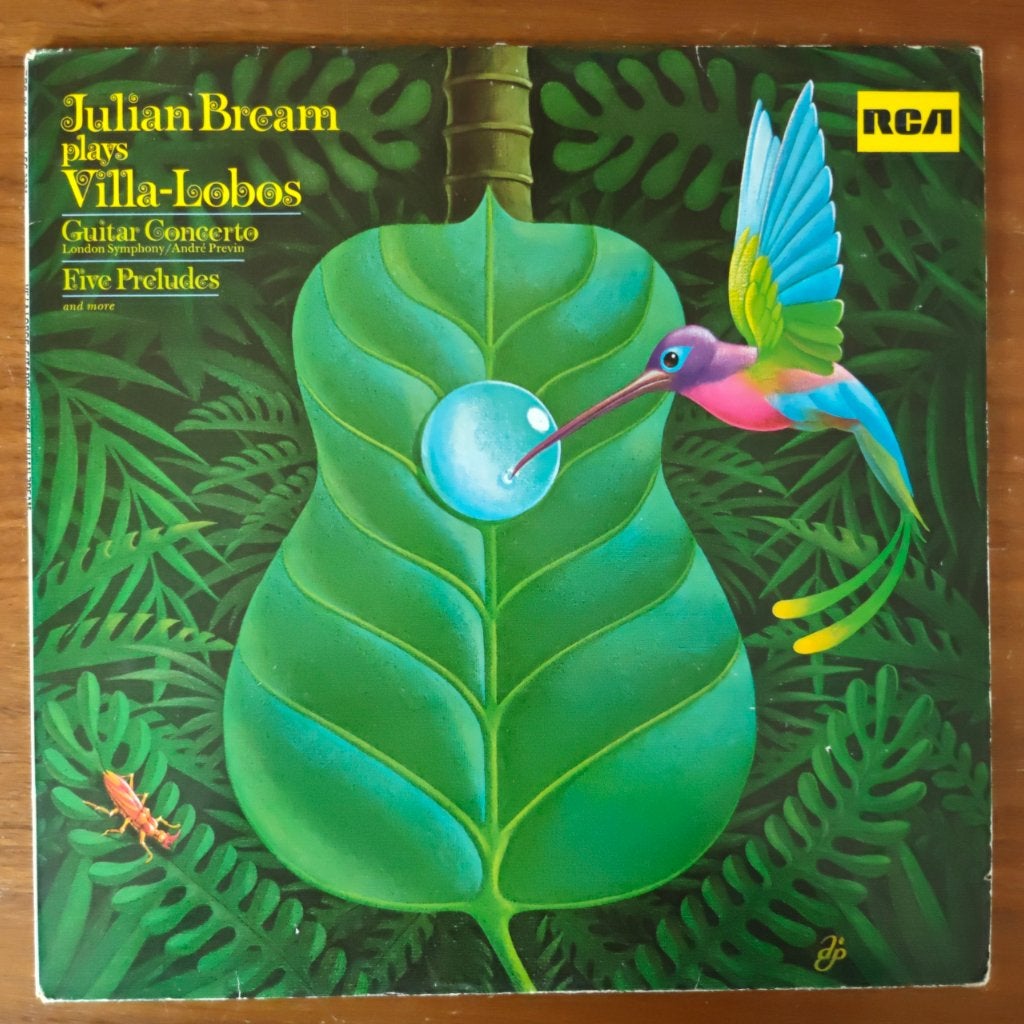 LP - Julian Bream Plays Villa-Lobos, Gebruikt, Overige typen, Ophalen of Verzenden, 12 inch