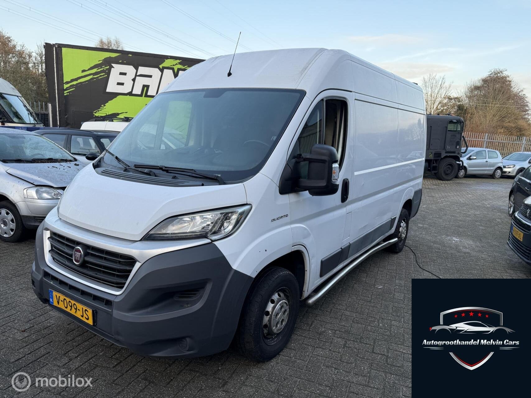 Fiat Ducato bestel 30 2.3 MultiJet L2H2 engine tikking, Auto's, Bestelauto's, Voorwielaandrijving, Stof, Gebruikt, 2500 kg