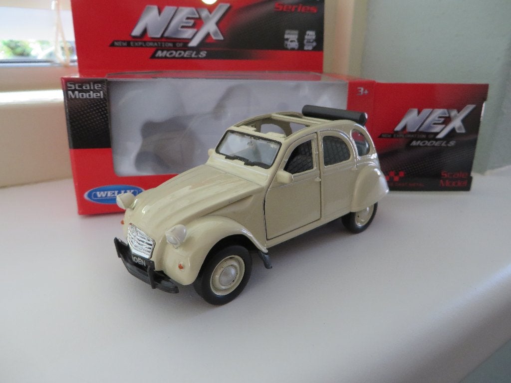 Welly Citroen Eend 2CV, Ophalen of Verzenden, Nieuw, Auto
