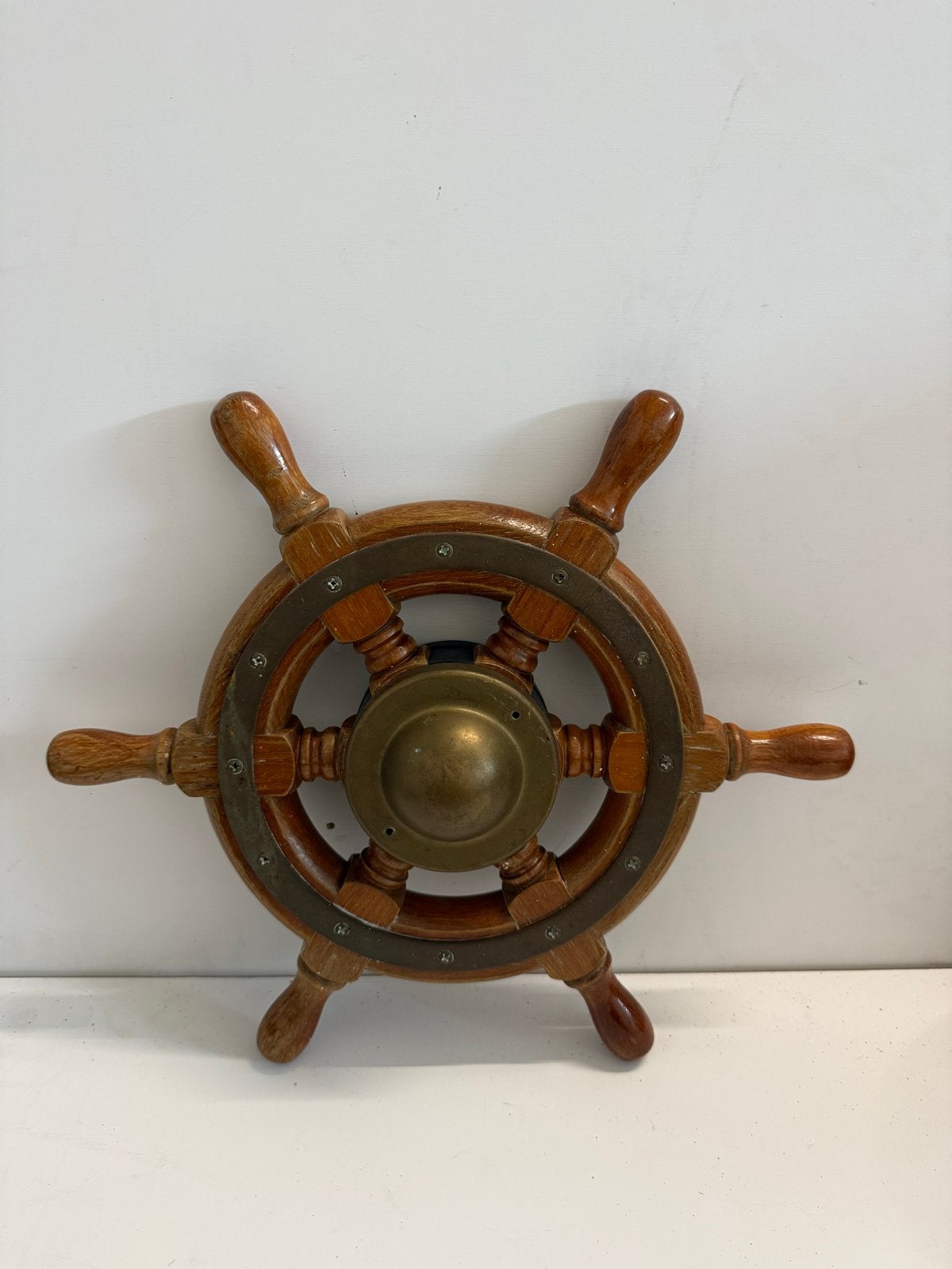 Decoratief houten scheepsroer - Boot stuur, Ophalen of Verzenden, Gebruikt, Overige typen