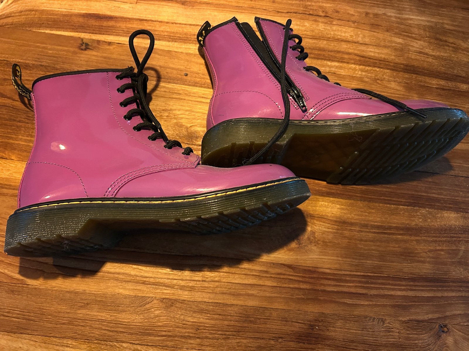 Dr. Martens 1460Y lakleren boots paars/roze –maat 38 – nieuw, Overige kleuren, Lage of Enkellaarzen, Nieuw, Ophalen of Verzenden