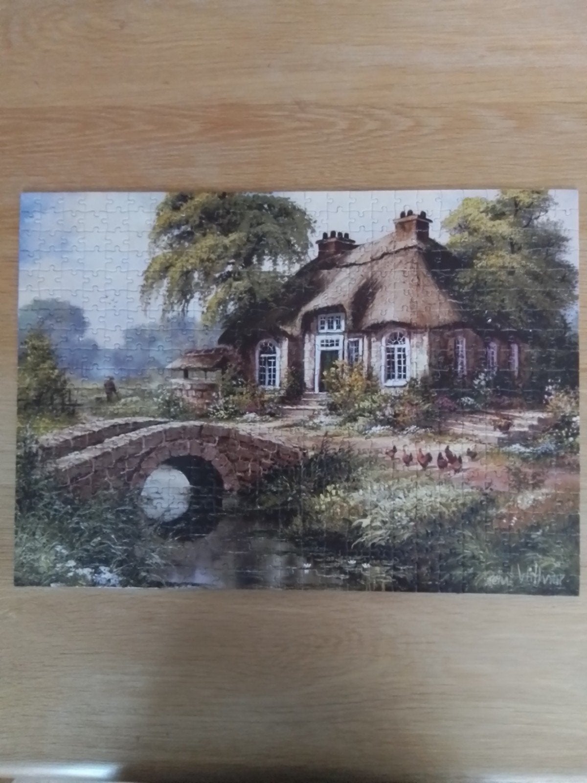Art puzzel Green Village 5 euro, Ophalen of Verzenden, 500 t/m 1500 stukjes