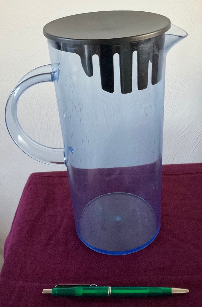 STELTON Waterkan - 1,5 Ltr. - Transparant Blauw, Ophalen, Kunststof, Overige merken, Overige typen