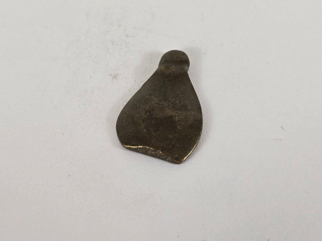 Goudgewicht #36, messing of brons, Akan, Ghana, 18e 19e eeuw, Ophalen of Verzenden