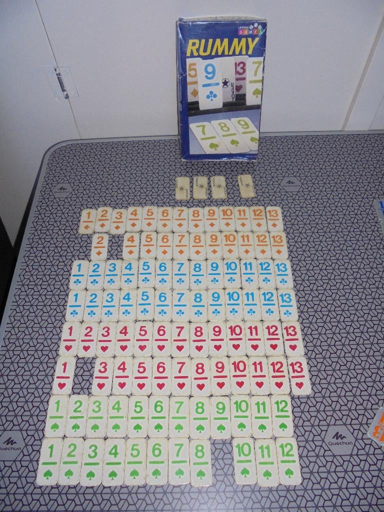 Rummy Rummikub losse kaartjes, Ophalen of Verzenden, Zo goed als nieuw