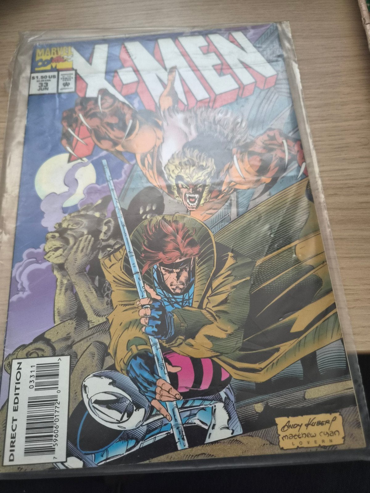 X-Men #33 Marvel Comic - Gambit & Sabretooth, Boeken, Eén comic, Amerika, Andy Kubert, Matthew Ryan, Lovern, Ophalen of Verzenden