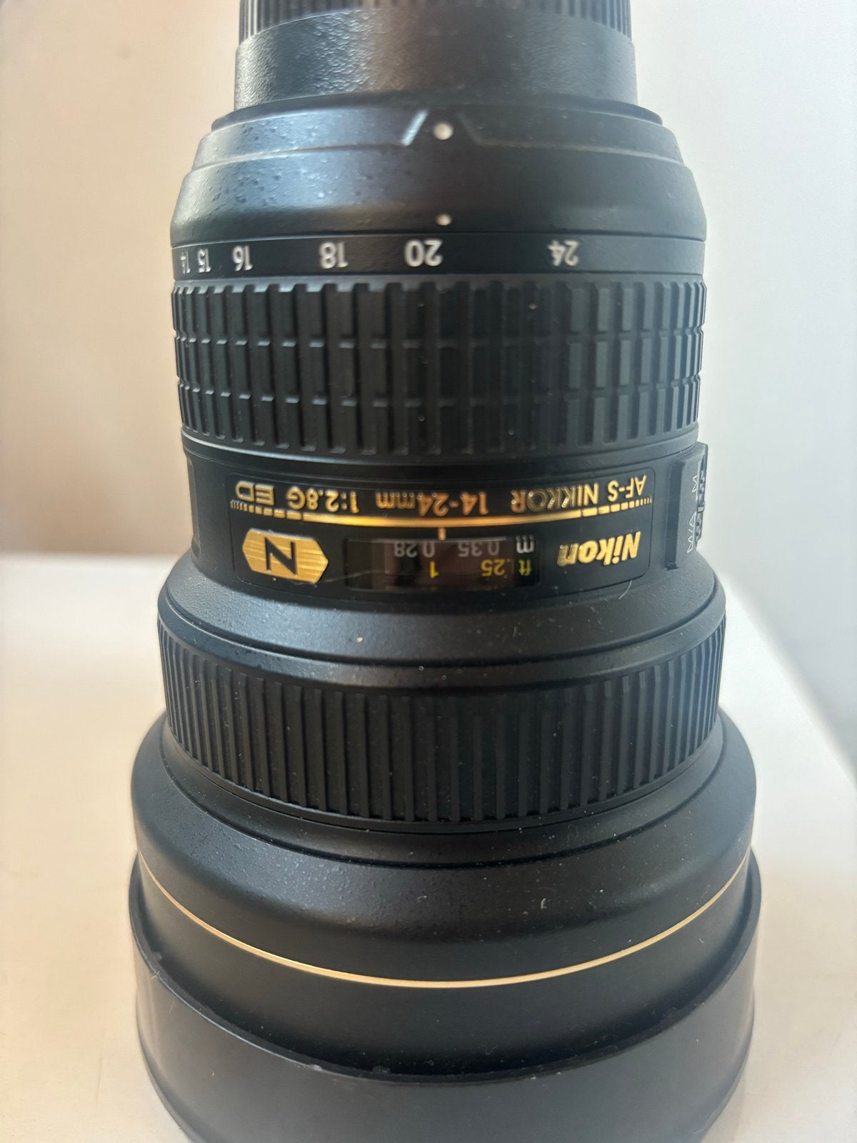 Nikon AF-S NIKKOR 14-24mm f/2.8G ED Groothoeklens, Autofocus, Nikon, Zo goed als nieuw, Nikon F-mount