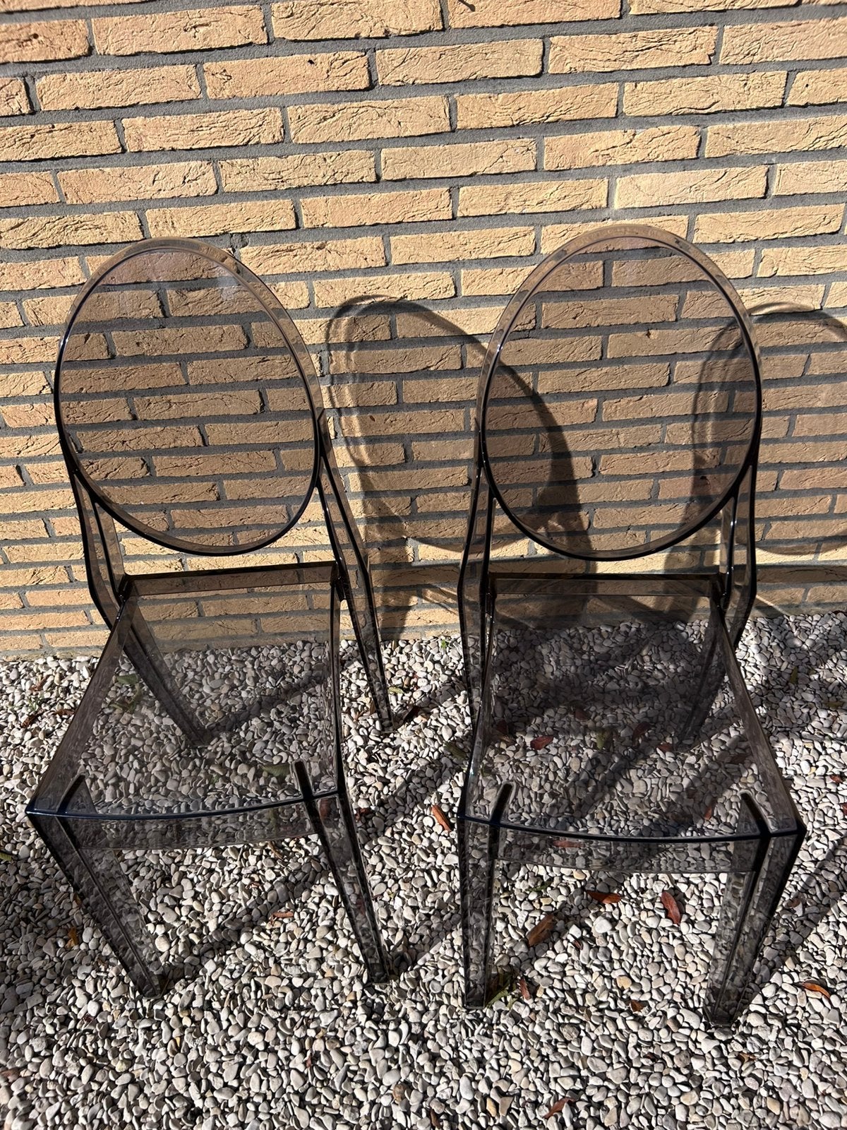 Kartell Victoria Ghost stoelen - 2 stuks, Huis en Inrichting, Stoelen, Ophalen, Kunststof, Twee, Overige kleuren