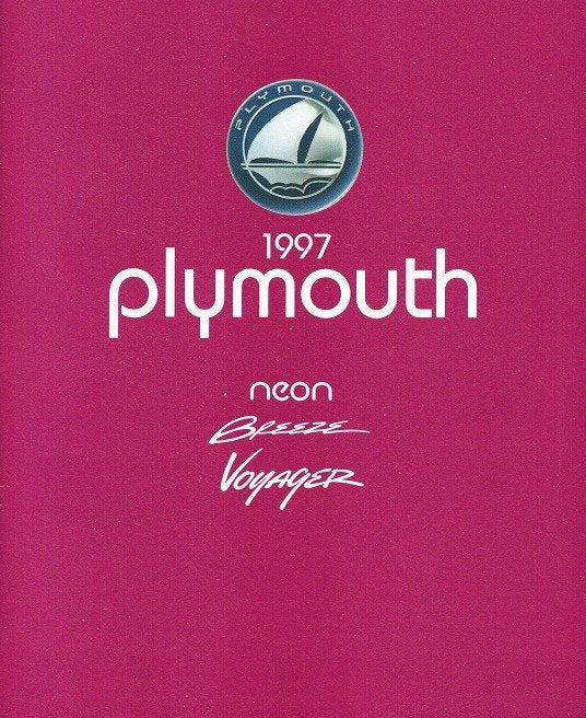 Folder Plymouth modellen (1997), Verzenden, Zo goed als nieuw, Overige merken