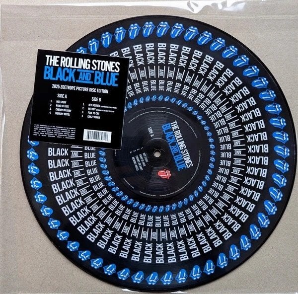 Rolling Stones Black and Blue Zoetrope uitvoering., Cd's en Dvd's, Vinyl | Pop, Nieuw in verpakking, Pop, LP, Beschermende buitenhoes