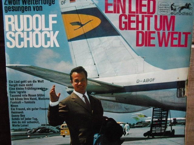 Rudolf Schock "Ein Lied Geht um die Welt" LP, Cd's en Dvd's, Vinyl | Klassiek, LP, Gebruikt, Ophalen of Verzenden, Romantiek