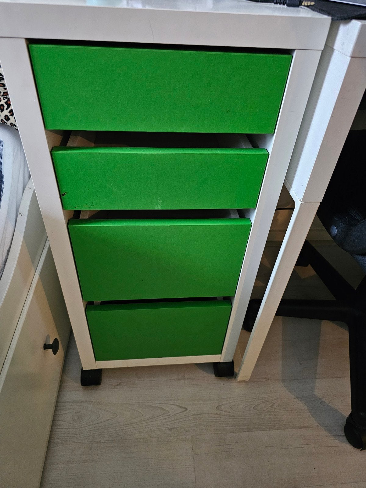 Ladeblok op wielen Ikea Micke, Ophalen, Gebruikt, Overige typen