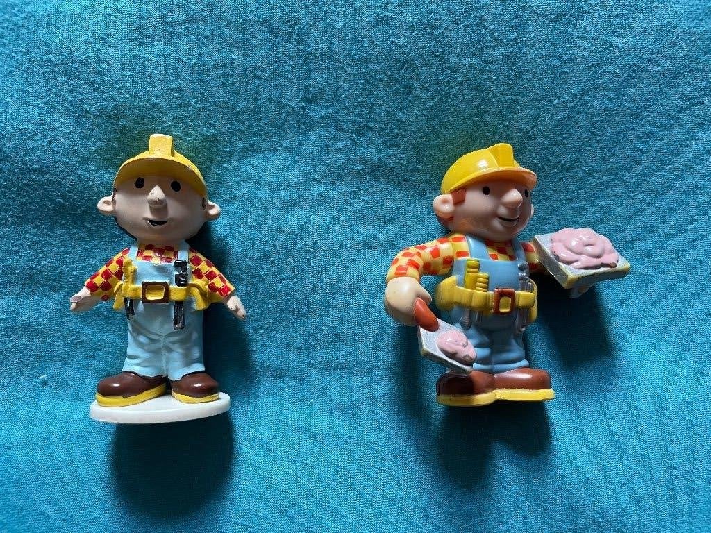 2x Bob de Bouwer poppetje, Verzamelen, Ophalen of Verzenden, Gebruikt