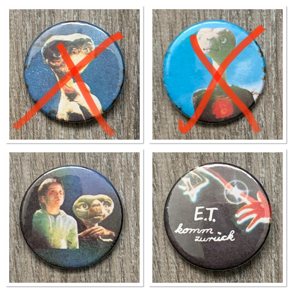 E.T. Buttons, Ophalen of Verzenden
