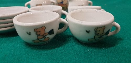 Mini servies beren compleet 11-delig, Ophalen of Verzenden